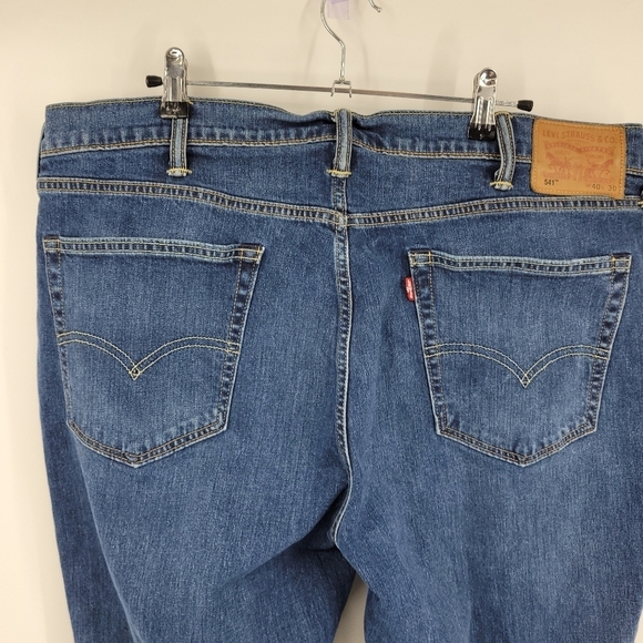 Levi Strauss Mens Casual Straight Leg Work Jeans Size 40x30 - Picture 5 of 16